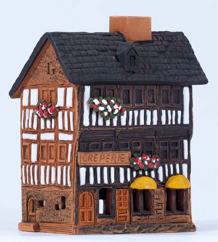 Miniature Copy of The Existing Historic House in Mont St. Michel