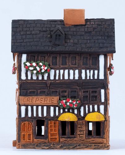 Miniature Copy of The Existing Historic House in Mont St. Michel