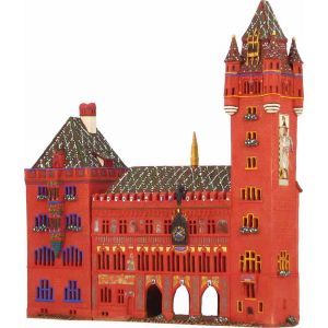 Midene outlets Ceramic House Tea light Candle Holder ceramic Castle Miniature Fairy Tale house from Fantasy Collection D222AR*