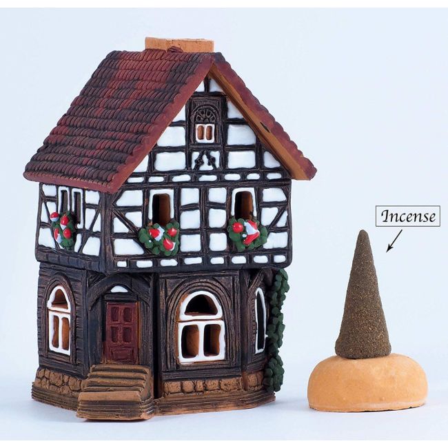 Midene Ceramic House Tea Light Holder 'House in Lauterbach'