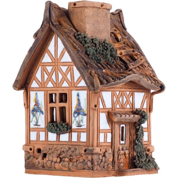 2pcs Handmade by Midene Ceramic miniatures Fantasy series Houses Mini size