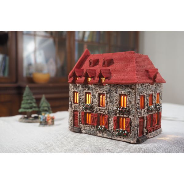 Midene Ceramic Tealight on sale Candle Holder House Cottage Fantasy Collection Germany