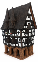Alsfeld, Town hall Germany. Miniature House, candle holder hadmade by Midene