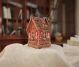 Handmade Ceramic Miniature House: Tea Light Candle Holder, Fantasy Decor