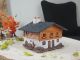 Midene Ceramic Tealight Holder, Handcrafted Historic House from the Alps – Collectible Miniature Aroma Light House