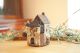 Handcrafted Ceramic Tealight Holder: Miniature Captain's House, Honfleur Normandy