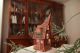 Handmade Ceramic Timbered House Tealight Holder: Fantasy Room Decor