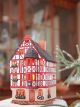 Handcrafted Ceramic Old House Tealight Holder: Limburg Germany Decor