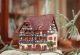 Handcrafted Ceramic Tealight Holder: Alsace Timbered House Aroma Light