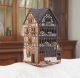 Handcrafted Ceramic Tealight Holder: Rouen Timbered House Aroma Light