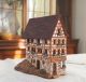 Handcrafted Ceramic Nurnberg House: Miniature Tealight Candle Holder