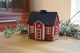 Handmade Ceramic Tealight Holder - miniature of Timber frame Grandma's cottage in Finland