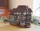 Handcrafted Ceramic Gasthaus Krone Tealight Holder: Homberg, Germany Miniature Aroma House