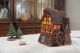 Midene Ceramic House Tea light Candle Holder Room Decor Handmade clay miniature house Water Mill Fantasy House B368 candle house
