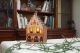 Handcrafted Ceramic Tealight Candle Holder - Miniature of Old Römer in Frankfurt, Germany