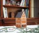 Handcrafted Ceramic Tealight Holder - Miniature replica of Old Römer in Frankfurt, Germany