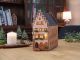 Midene Ceramic Art Tealight Candle Holder, Handcrafted Collectible Miniature, Romer, Frankfurt, Germany – Room Decoration.