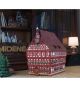 Handcrafted Ceramic Tealight Holder: Miniature replica of Town Hall in Markgrönningen, Germany