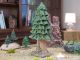 Handcrafted Ceramic Decoration for Miniature Village - Maxi Sprunce Tree