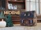 Ceramic Tealight Candle Holder | Room Decoration | Collectible miniature of Old House near Quebec, Canada | C214AR* Midene