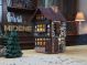 Ceramic Tealight Candle Holder | Room Decoration | Collectible miniature of Harvard House in Stradford-upon-Avon, GB | D341AR* Midene
