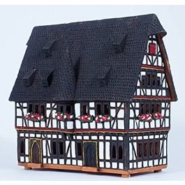 © Midene Ceramic house candle holder 'House from Fantasy collection' H13 cm 