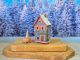 Handmade Ceramic House Incense Holder: Riquewihr Alsace Miniature