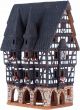 Alsfeld, Town hall Germany. Miniature House, candle holder hadmade by Midene