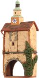 Ceramic Tealight Candle Holder | Room Decoration | Collectible miniature of Tower in Rothenburg, Germany | B248N Midene