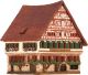 Ceramic Tealight Candle Holder | Room Decoration | Collectible miniature of Kielmayer house | Esslingen | Germany | B286AR* © Midene