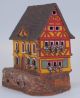 Ceramic Tealight Candle Holder | Room Decoration | Collectible miniature of Plönlein, Rothenburg o.d. T, Germany | C260AR © Midene