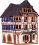 Ceramic Tealight Candle Holder | Room Decoration | Collectible miniature of Old Fachwerkhouse in Kaisersberg, France | C264AR* © Midene