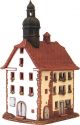 Ceramic Tealight Candle Holder | Room Decoration | Collectible miniature of Old Town Hall in Schlitz, Germany | C286N* © Midene