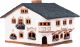 Ceramic Tealight Candle Holder | Room Decoration | Collectible miniature of Schmuckastl House in Seefeld, Austria | C311AR* © Midene