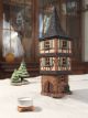 Ceramic Tealight Candle Holder | Room Decoration | Collectible miniature of Tower in Kaisersberg, Alsace, France | C331N © Midene
