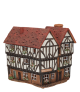 Ceramic Tealight Candle Holder | Room Decoration | Collectible miniature of Little Shambles House in York, UK | C333AR* Midene