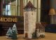 Ceramic Tealight Candle Holder | Room Decoration | Collectible miniature of Tower in Rothenburg, Germany | D256N © Midene