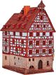 Ceramic Tealight Candle Holder | Room Decoration | Collectible miniature of Pilatus house in Nürnberg, Germany | D268AR* © Midene