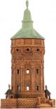 Ceramic Tealight Candle Holder | Room Decoration | Collectible miniature of Water Tower, Mannheim, Germany | D279N* © Midene
