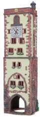 Ceramic Tealight Candle Holder | Room Decoration | Collectible miniature of the original  Ribeauville Butchers’ Tower, France| D324N  Midene