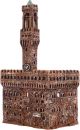 Ceramic Tealight Candle Holder | Room Decoration | Collectible miniature of Palazzo Vecchio in Florence, Italy | D389N* © Midene
