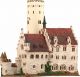 Ceramic Handmade Miniature House of Lichtenstein Castle Tealight Candle Holder Midene, back