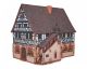 Ceramic Tealight Candle Holder | Room Decoration | Collectible miniature of Town hall in Schifferstadt, Germany | E213AR* © Midene