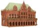 Ceramic Tealight Candle Holder | Room Decoration | Collectible miniature of Bremen town hall Germany | F226N* © Midene