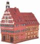 Ceramic Tealight Candle Holder | Room Decoration | Collectible miniature of Esslingen town hall Germany | F230N*  Midene