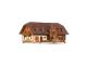 Ceramic Tealight Candle Holder | Room Decoration | Collectible miniature of House from Hofgut Sternen Black Forest Village Breitnau Germany | F235AR* © Midene