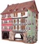 Ceramic Tealight Candle Holder | Room Decoration | Collectible miniature of Merchants' bridge Erfurt Thuringia Germany | F246AR* © Midene