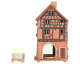 Ceramic Tealight Candle Holder | Room Decoration | Collectible miniature of Old Timbered House in Riquewihr, Alsace, France | C375AR* © Midene