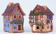Ceramic Incense Holders Houses in France Set Small size 