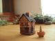 Ceramic Cone Incense Holder | Room Decoration | Collectible miniature of the original Old House in Normandie, France | R239 Midene